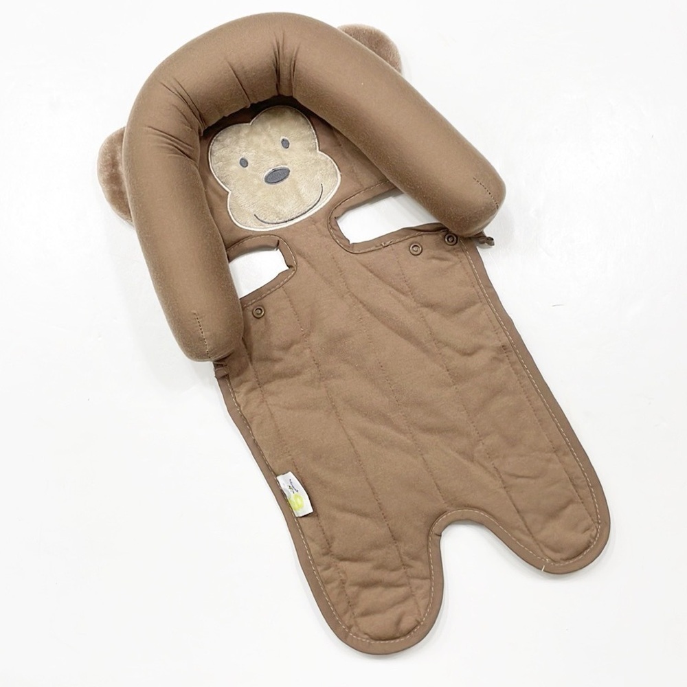 Go by Goldbug monkey head support baby car seat insert